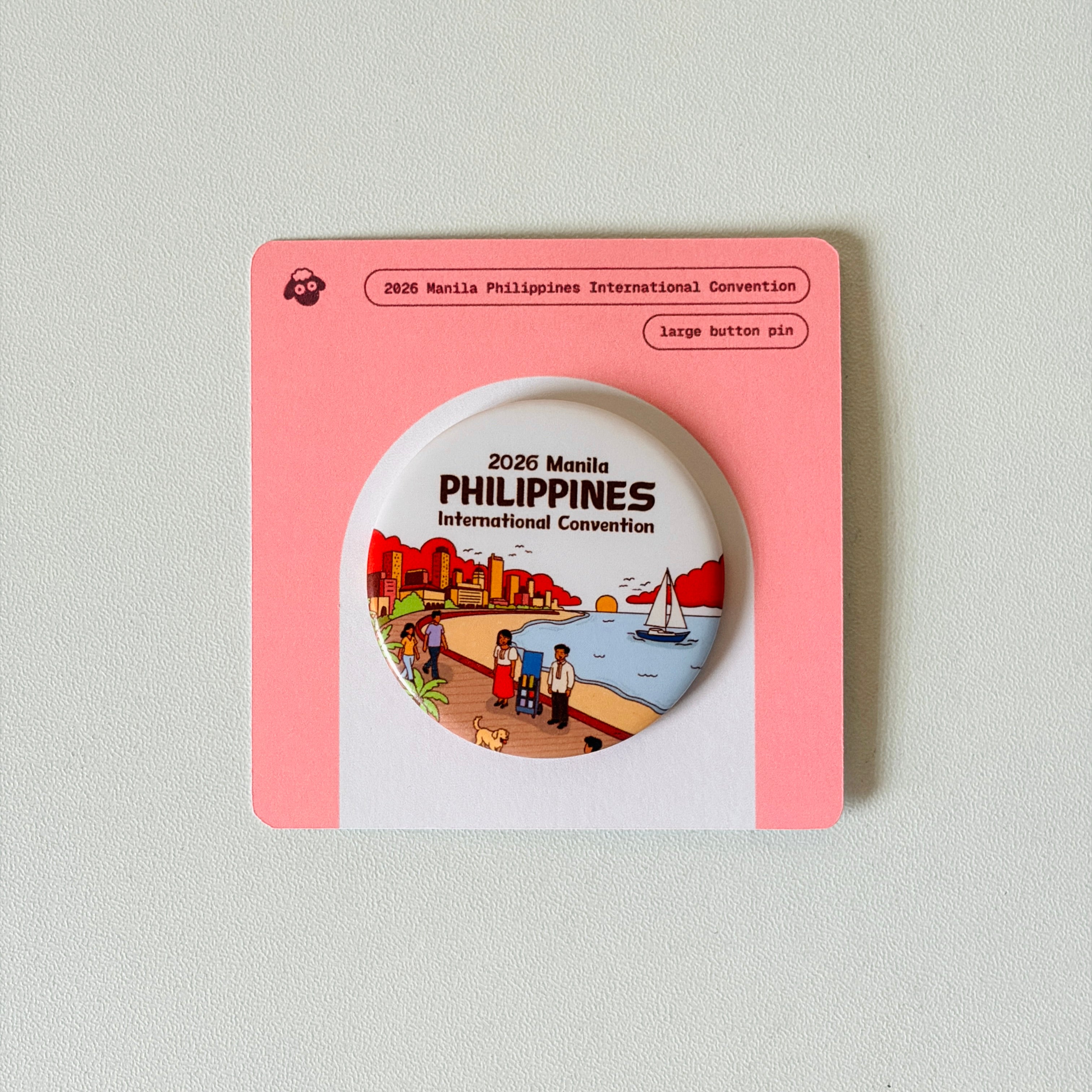 Large Button Pins - ‘26 Manila IC