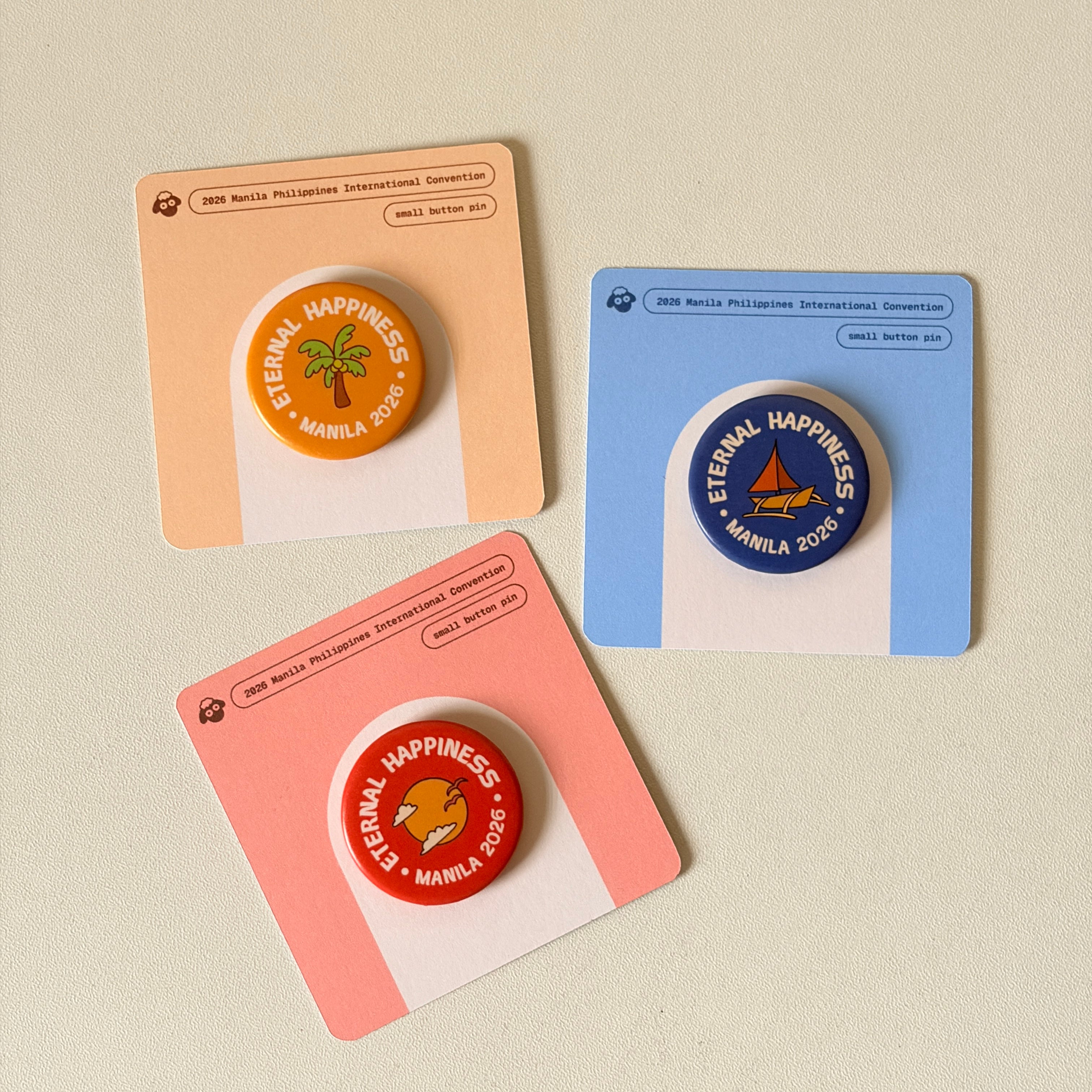 Small Button Pins - ‘26 Manila IC