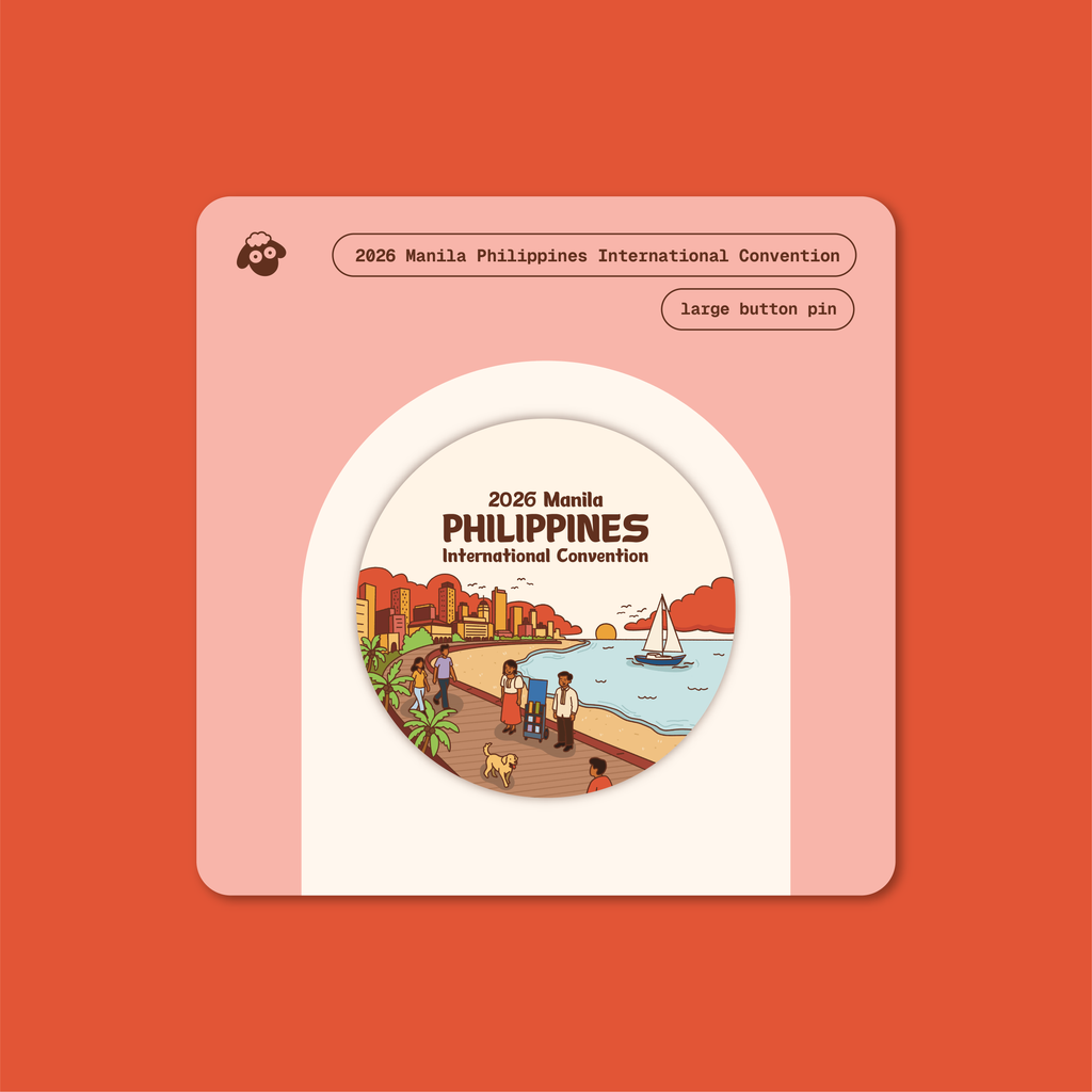 ‘26 Manila IC Large Button Pins