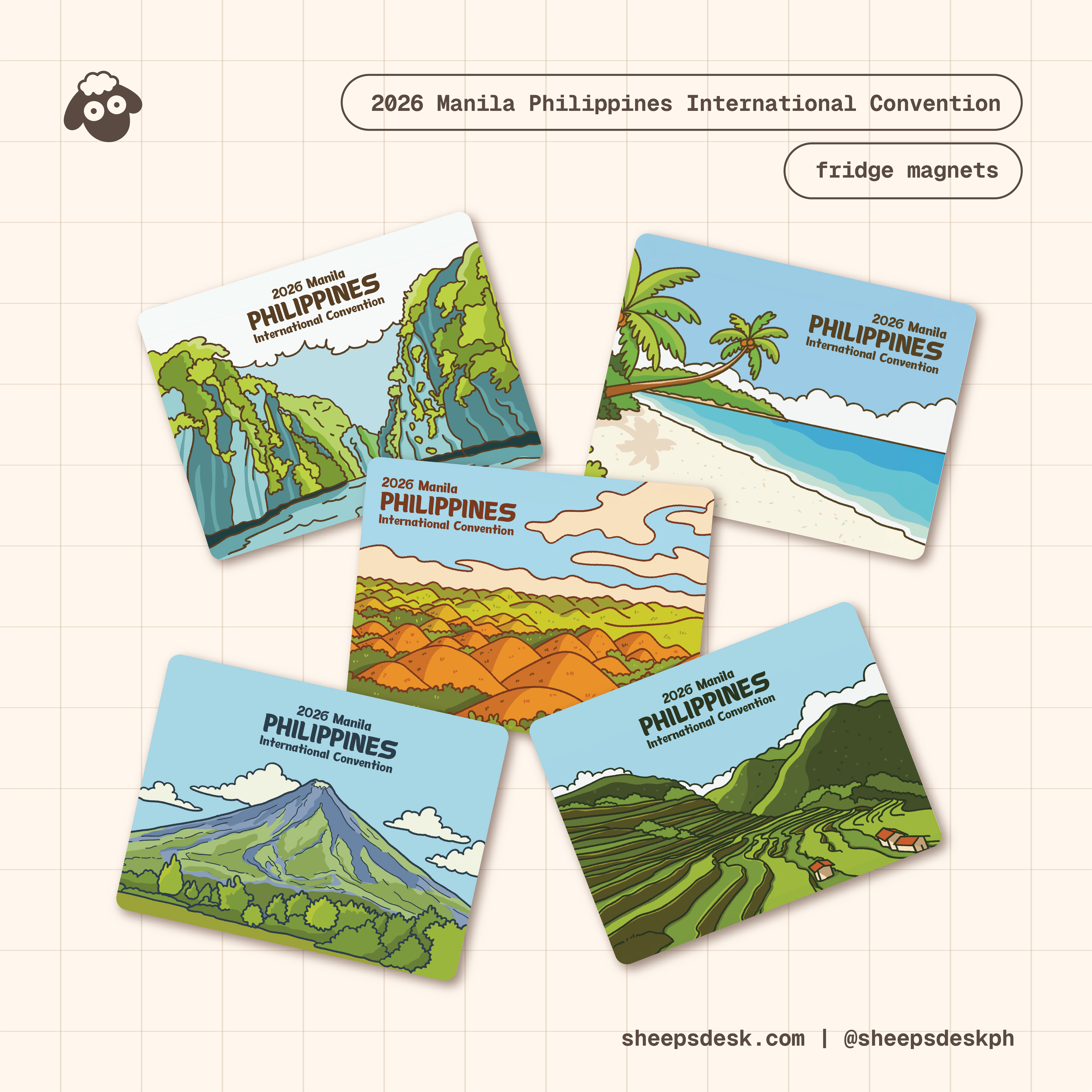 '26 Manila IC Fridge Magnets