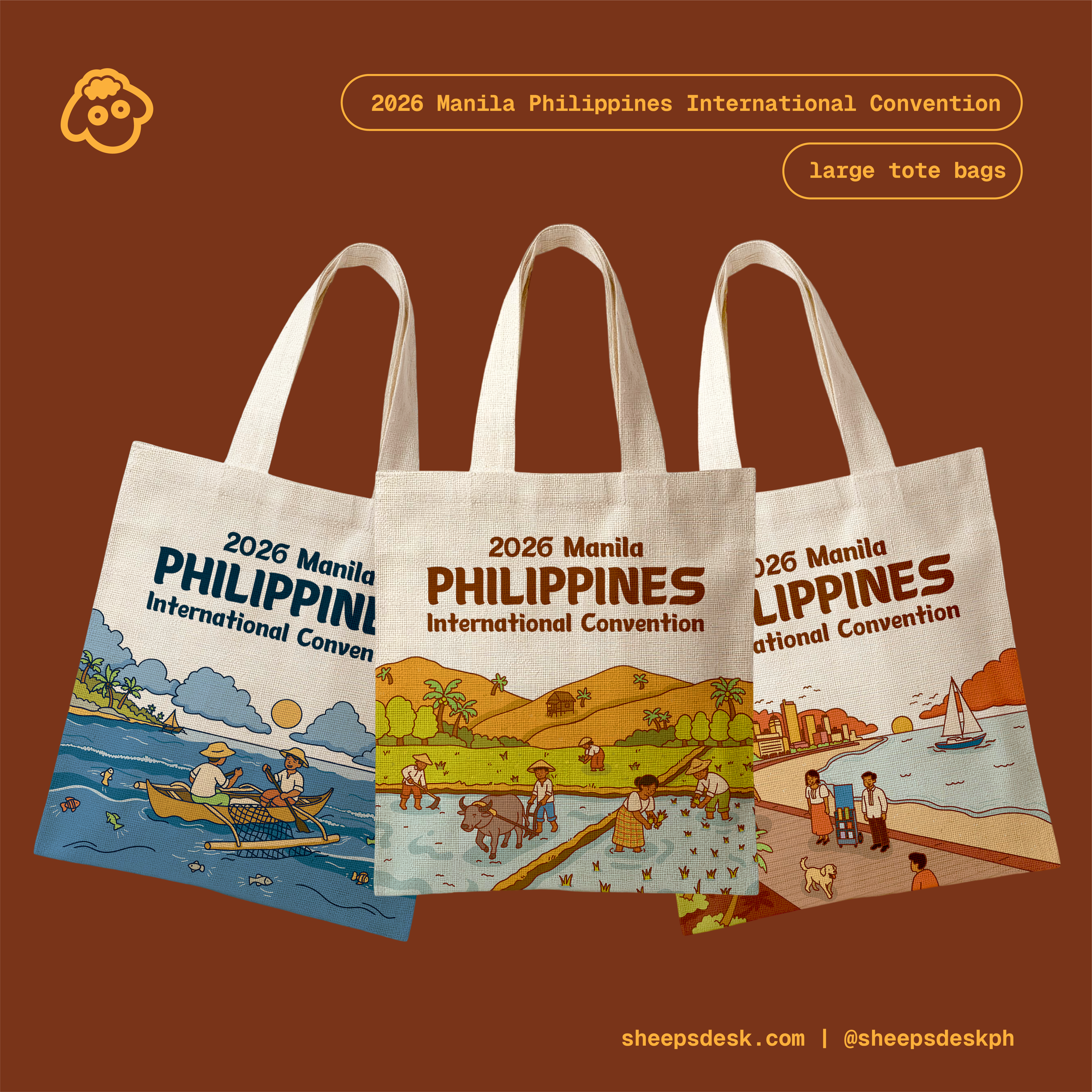 ‘26 Manila IC Large Tote Bags