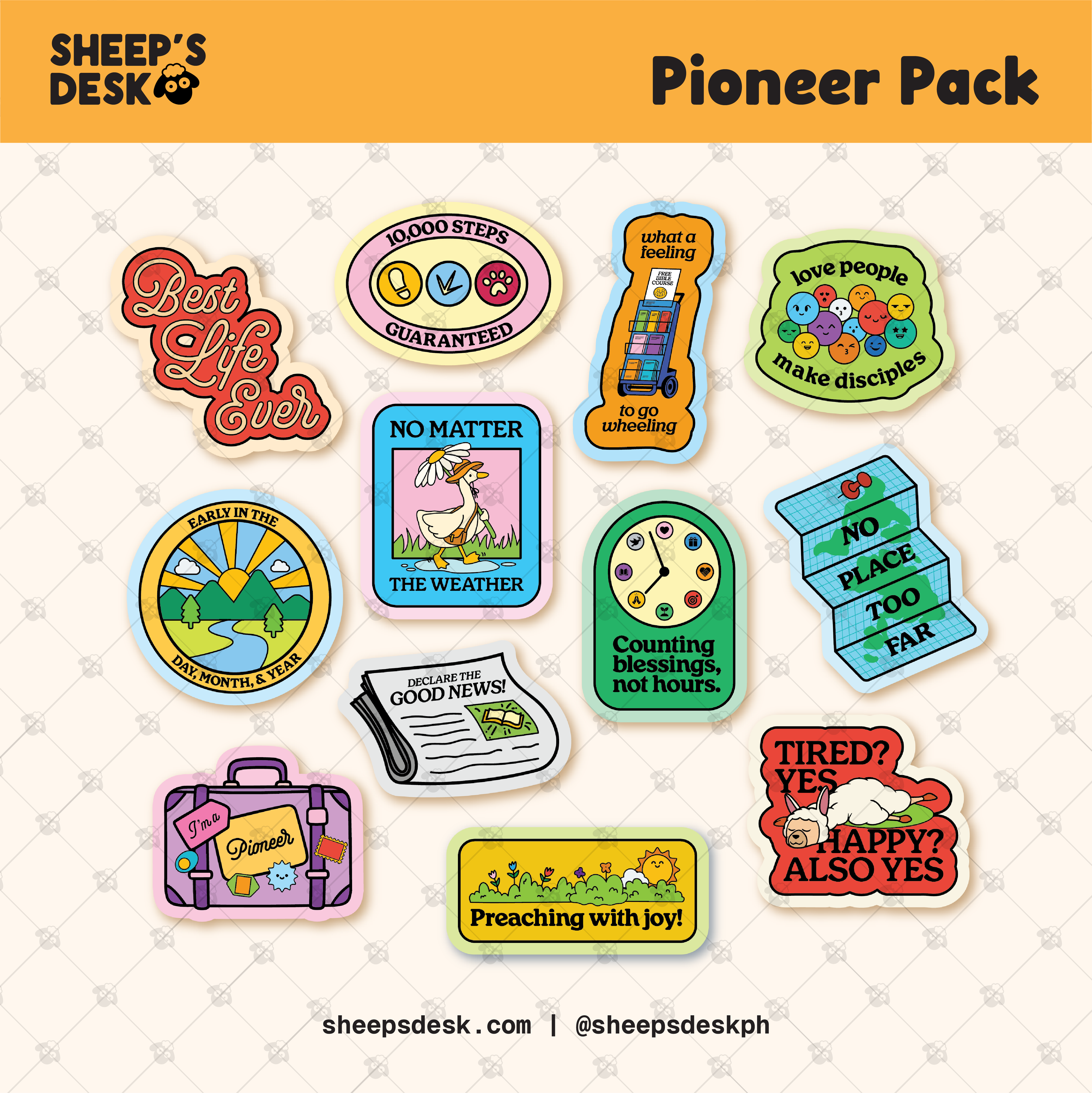 Pioneer Pack Stickers