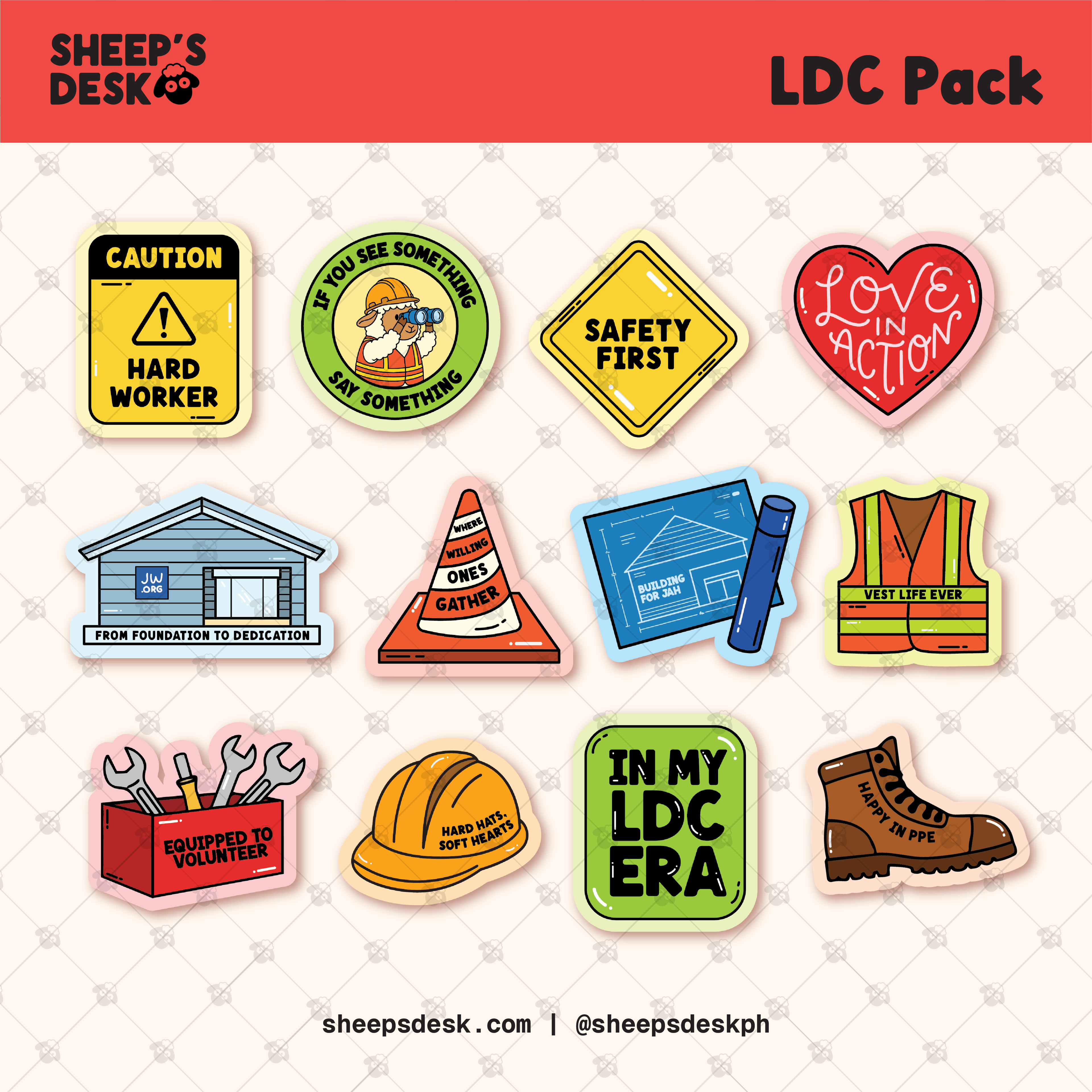 LDC Pack Stickers