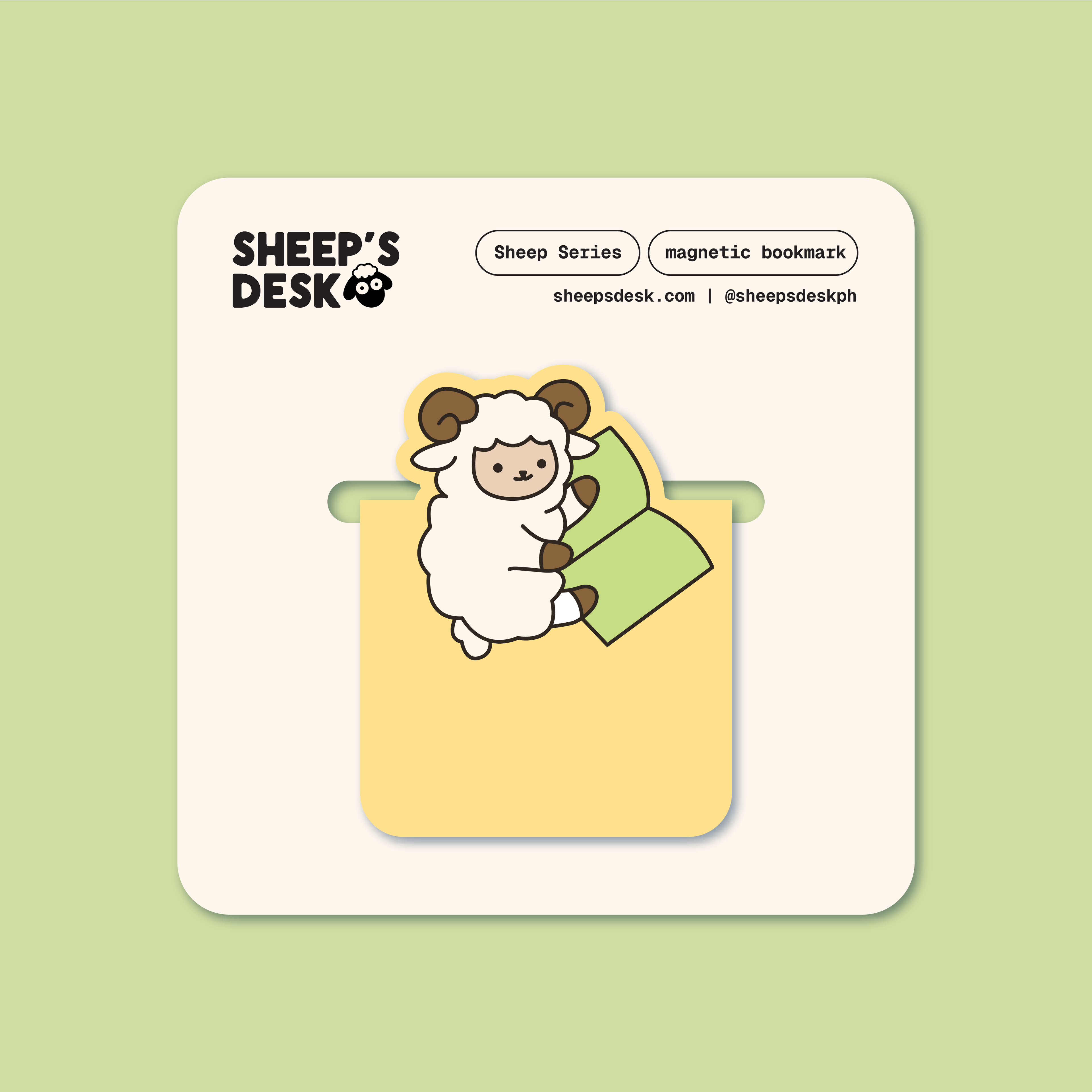 Sheep Magnetic Bookmark