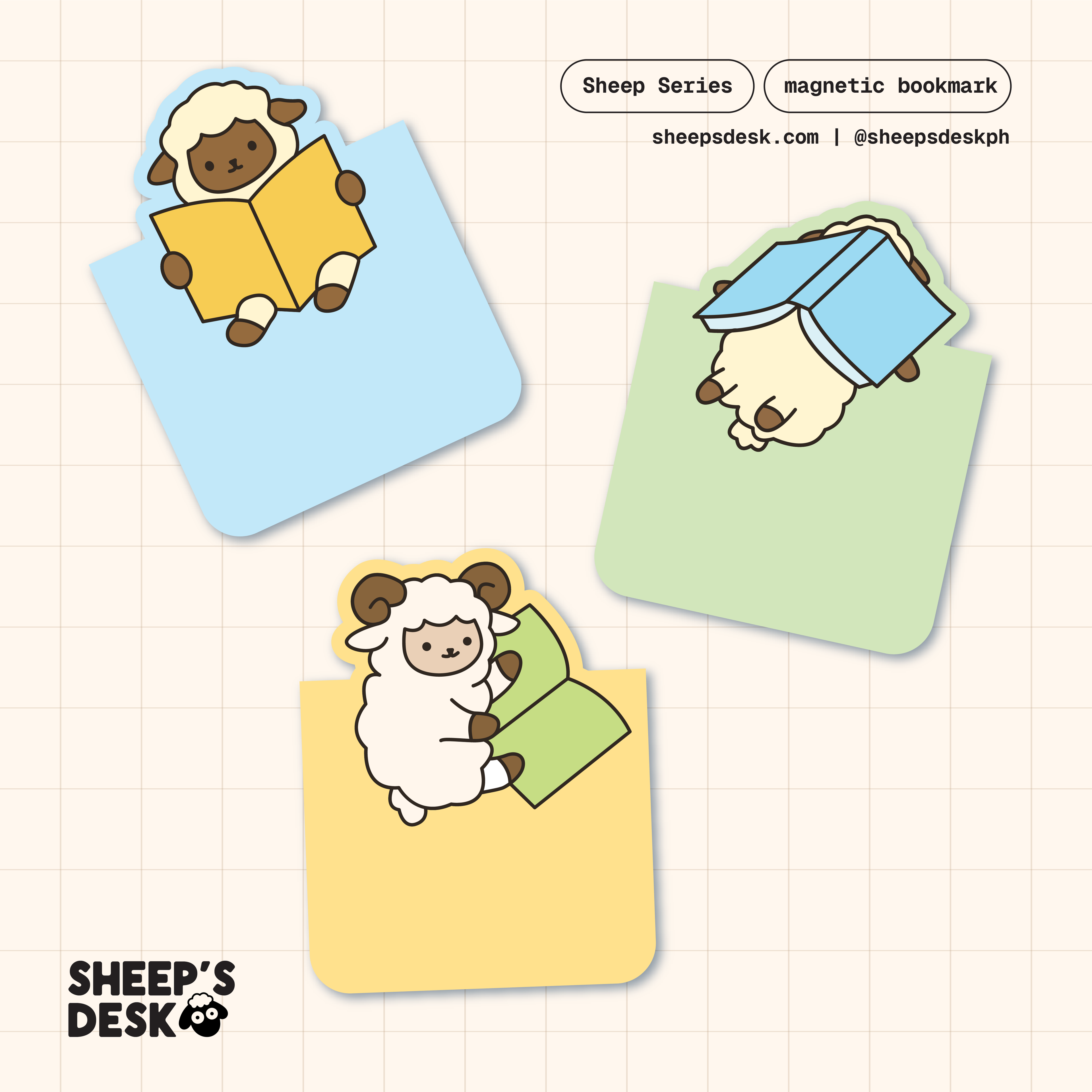 Sheep Magnetic Bookmark