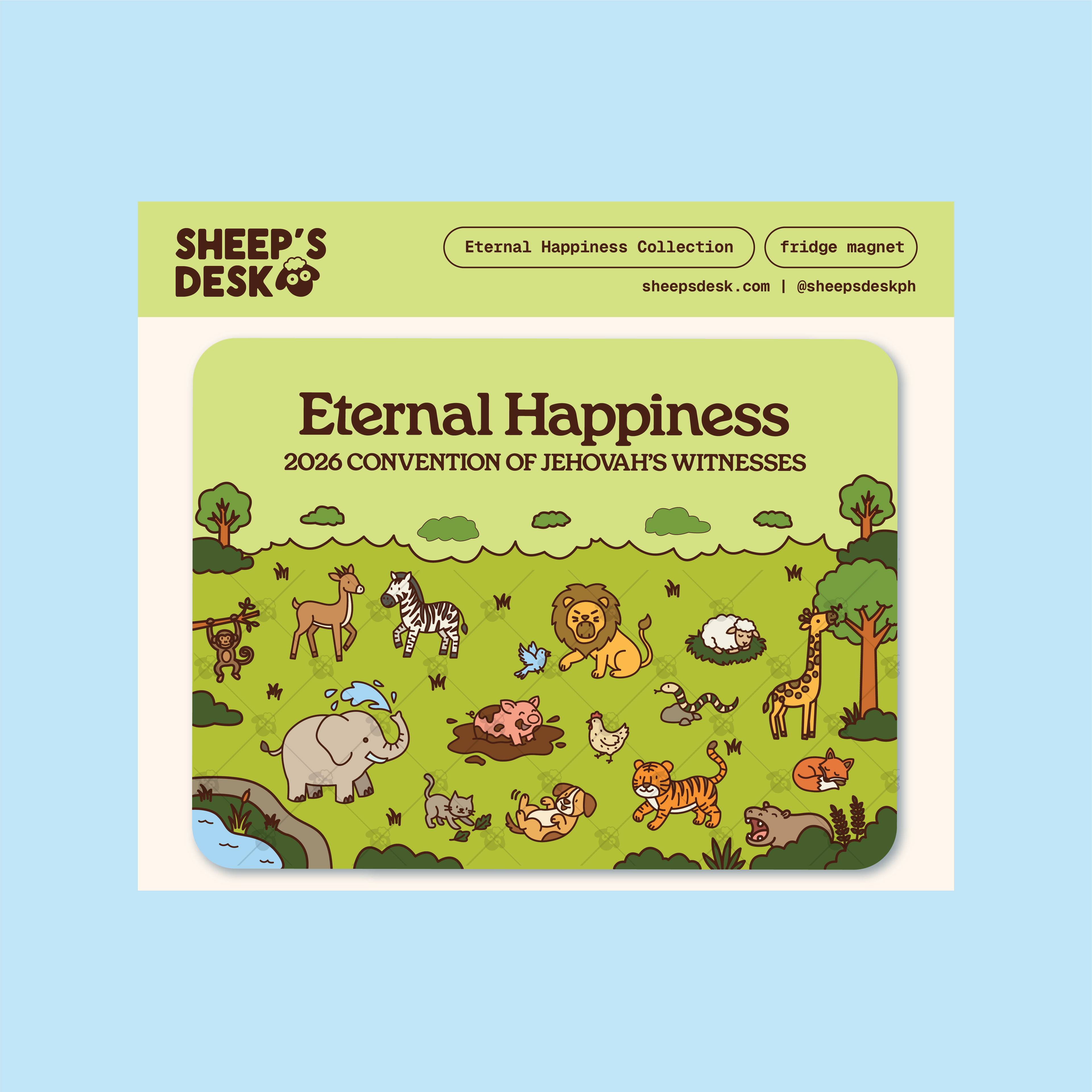 Eternal Happiness Convention Fridge Magnets